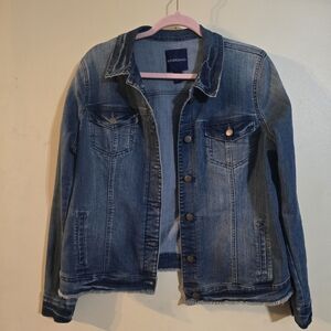Bandolino Indigo Denim Jacket Size PL